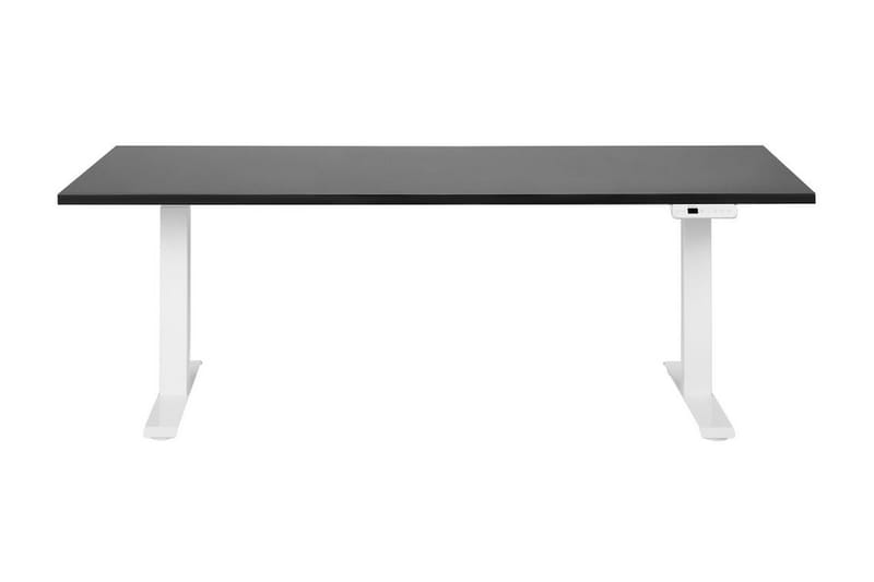 Bina Skrivebord 80x180 cm - Sort/Hvid - Møbler - Borde - Kontorbord - Skrivebord - hæve-sænke-bord