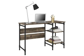 Bradford Skrivbord 120 cm Mörkbrun Mörkbrun - Møbler - Borde - Kontorbord - Skrivebord