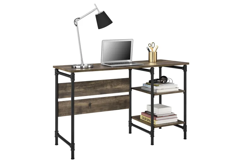Bradford Skrivbord 120 cm Mörkbrun Mörkbrun - Møbler - Borde - Kontorbord - Skrivebord