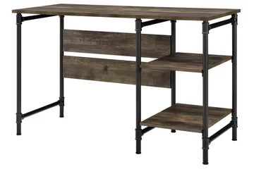 Bradford Skrivbord 120 cm Mörkbrun Mörkbrun - Møbler - Borde - Kontorbord - Skrivebord