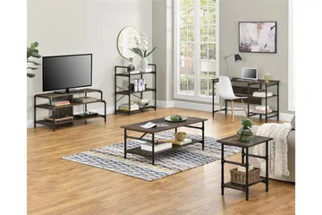 Bradford Skrivbord 120 cm Mörkbrun Mörkbrun - Møbler - Borde - Kontorbord - Skrivebord