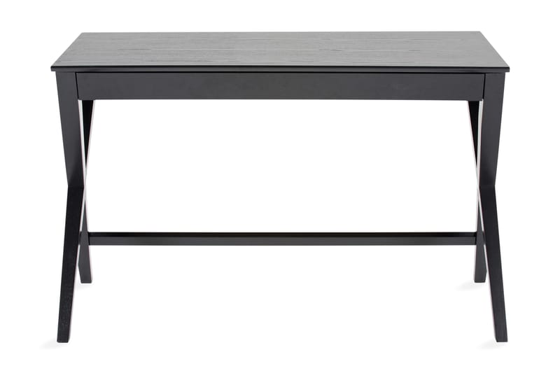 Brixer Skrivebord 120 cm med Opbevaring Skuffe - Natur/Sort - Møbler - Borde - Kontorbord - Skrivebord