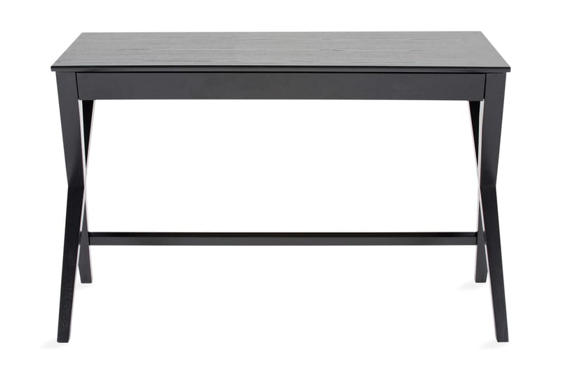 Brixer Skrivebord 120 cm med Opbevaring Skuffe - Natur/Sort - Skrivebord