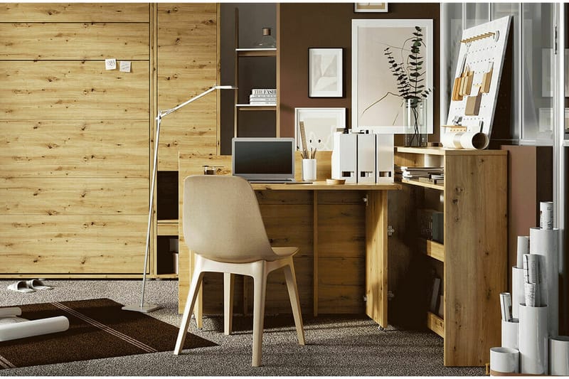 Brown - Møbler - Borde - Kontorbord - Skrivebord - hjørneskrivebord