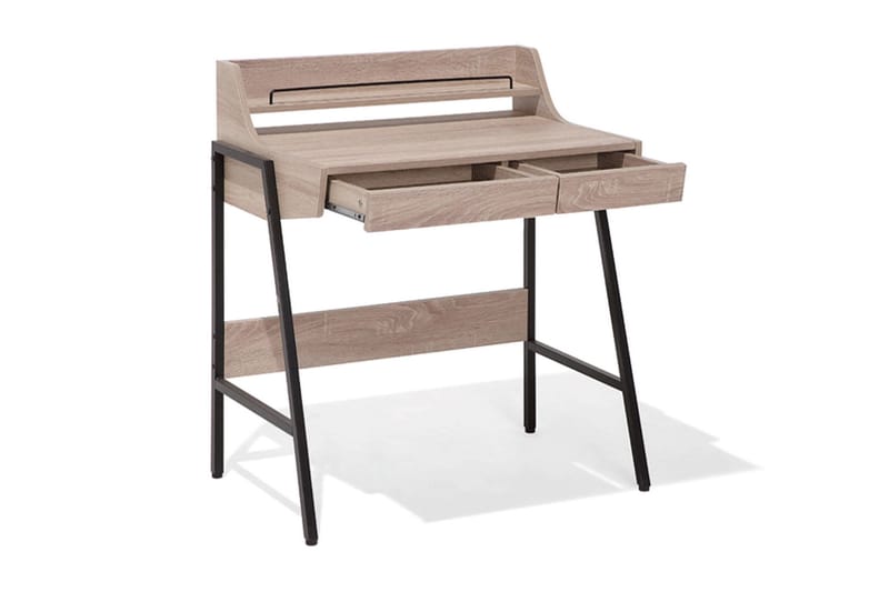 Broxtona Skrivebord 77 cm med Opbevaring - Træ/Natur - Møbler - Borde - Kontorbord - Skrivebord