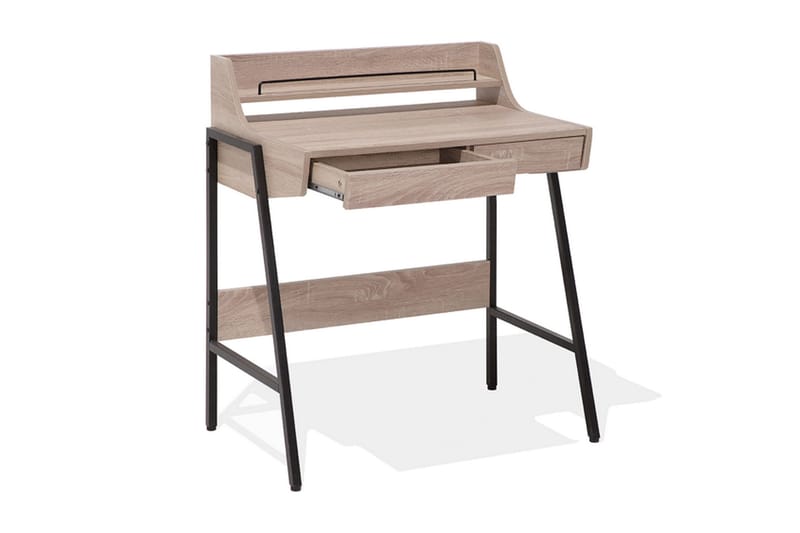 Broxtona Skrivebord 77 cm med Opbevaring - Træ/Natur - Møbler - Borde - Kontorbord - Skrivebord