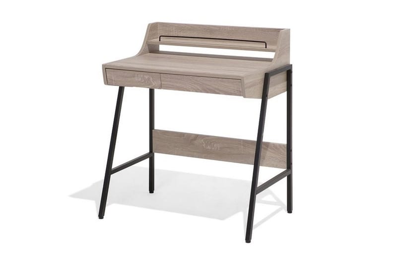 Broxtona Skrivebord 77 cm med Opbevaring - Træ/Natur - Møbler - Borde - Kontorbord - Skrivebord