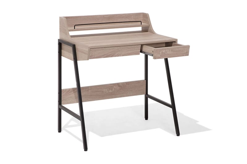 Broxtona Skrivebord 77 cm med Opbevaring - Træ/Natur - Møbler - Borde - Kontorbord - Skrivebord