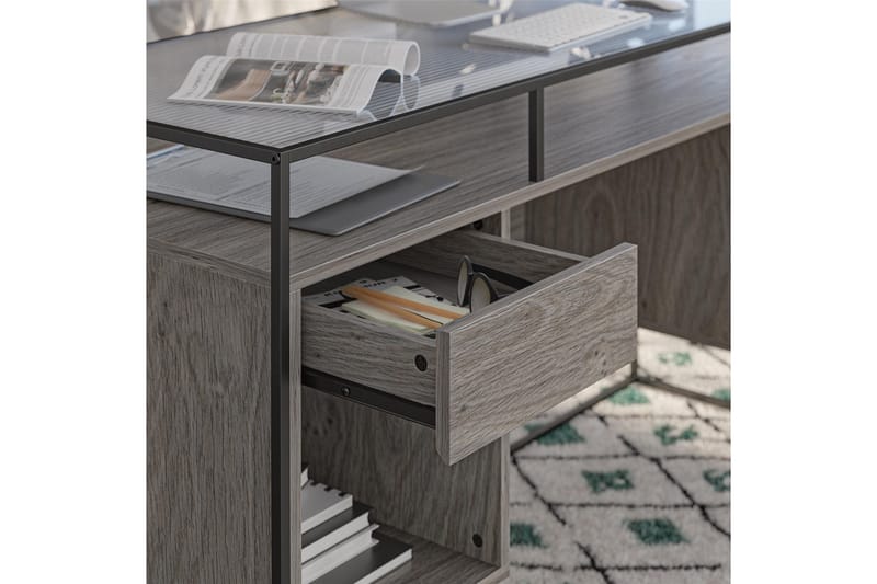 C-LEV00608-M Grey VALUE_MISSING_2 - Møbler - Borde - Kontorbord - Skrivebord