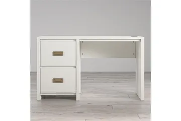 Cambridge Skrivbord 120 cm Grå Vit - Møbler - Borde - Kontorbord - Skrivebord