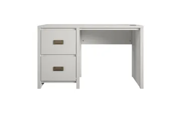 Cambridge Skrivbord 120 cm Grå Vit - Møbler - Borde - Kontorbord - Skrivebord