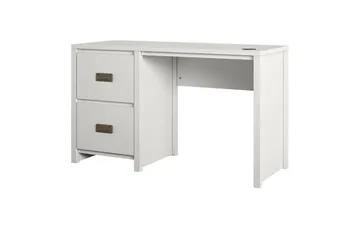 Cambridge Skrivbord 120 cm Grå Vit - Møbler - Borde - Kontorbord - Skrivebord
