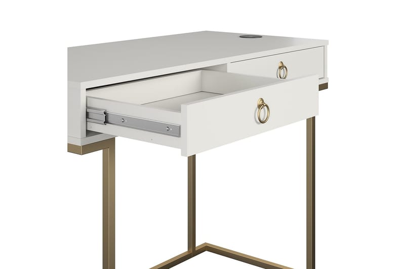 Camila Skrivebord 106 cm Hvid - Møbler - Borde - Kontorbord - Skrivebord
