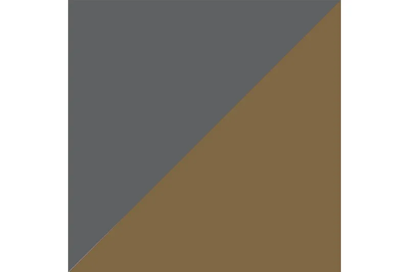 Camila Skrivebord 106 cm m Opbevaring 2 Skuffer Grafitgrå/Me - CosmoLiving - Møbler - Borde - Kontorbord - Skrivebord