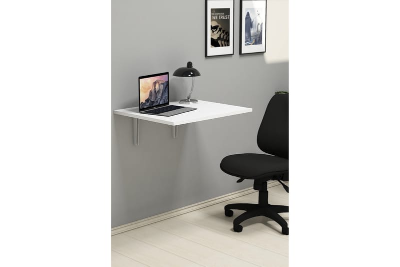 Capellupo Sammenfoldeligt Bord 50 cm - Hvid - Møbler - Borde - Kontorbord - Skrivebord