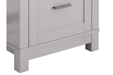Carver Skrivebord 120 cm Grå - Dorel Home - Møbler - Borde - Kontorbord - Skrivebord - hæve-sænke-bord