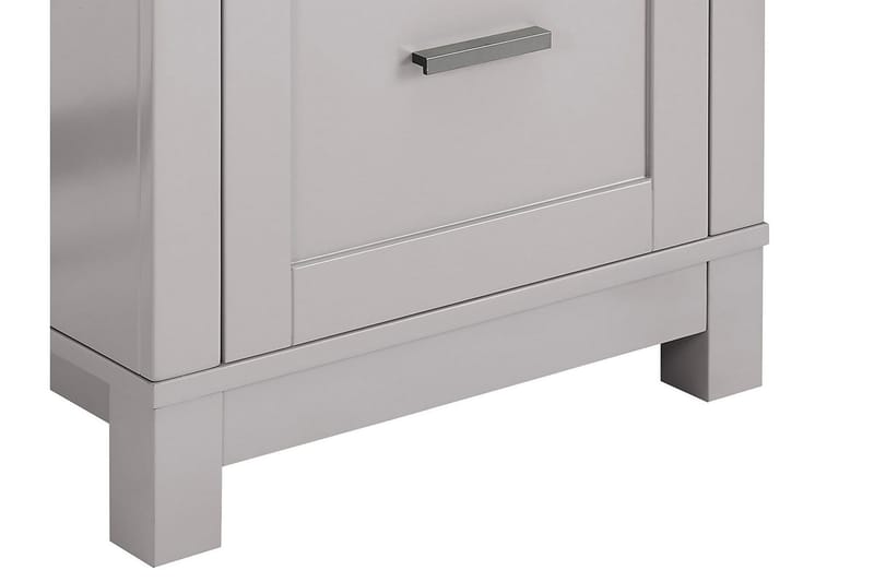 Carver Skrivebord 120 cm Grå - Dorel Home - Møbler - Borde - Kontorbord - Skrivebord - hæve-sænke-bord