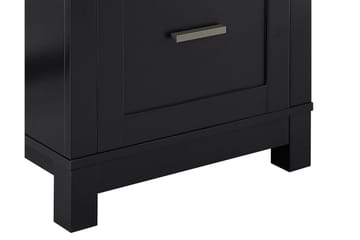 Carver Skrivebord 120 cm Sort - Dorel Home - Møbler - Borde - Kontorbord - Skrivebord - hæve-sænke-bord