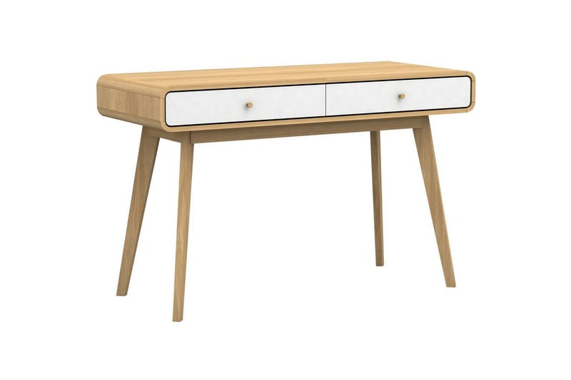 Skrivebord Cassie Eg/Hvid, Eg/Hvid