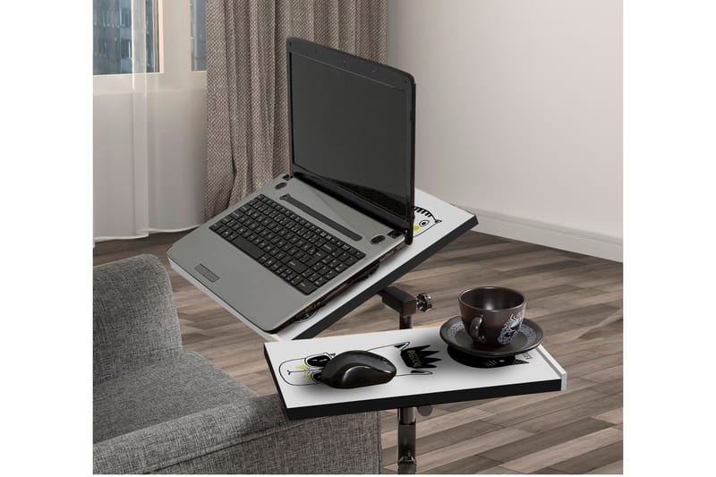 Cervino Ståskrivebord 67 cm Kat - Sort - Møbler - Borde - Kontorbord - Skrivebord - hæve-sænke-bord