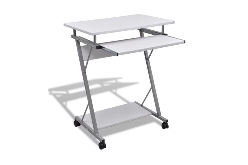 Computer Bord Faro 60X40Cm Hvid - Hvid - Møbler - Borde - Kontorbord - Skrivebord