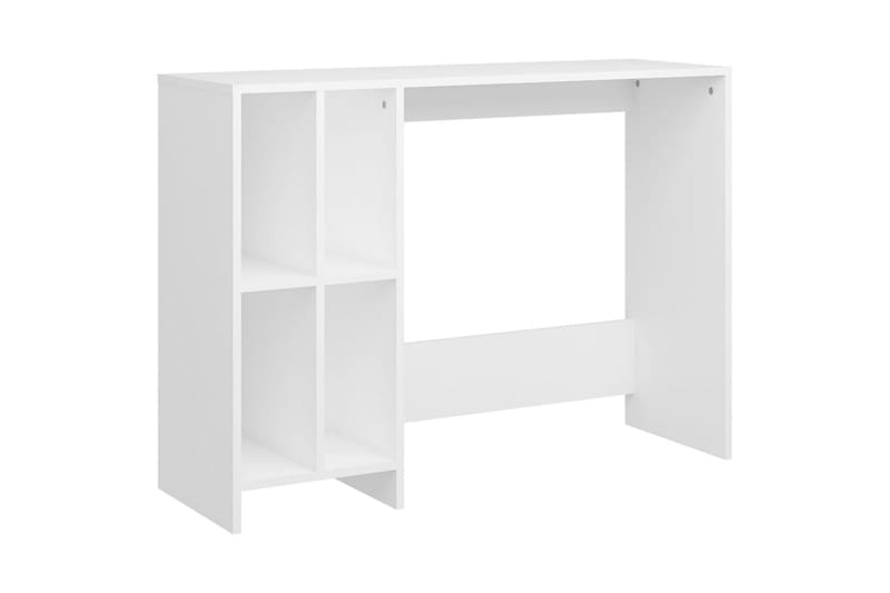 computerbord 102,5x35x75 cm spånplade hvid - Hvid - Skrivebord