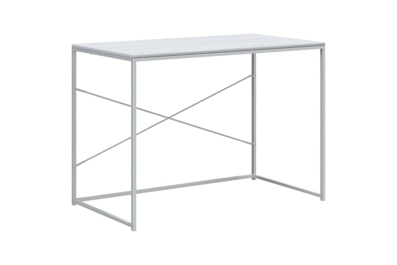 computerbord 110x60x70 cm spånplade hvid - Hvid - Møbler - Borde - Kontorbord - Skrivebord