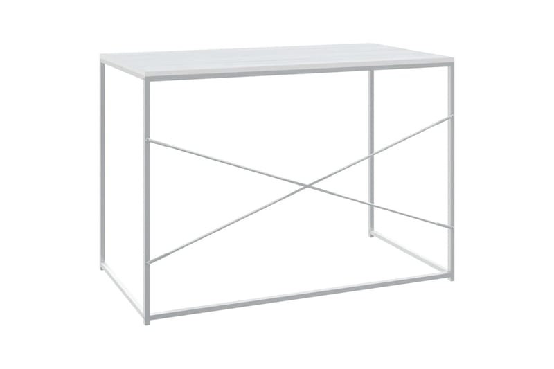 computerbord 110x60x70 cm spånplade hvid - Hvid - Møbler - Borde - Kontorbord - Skrivebord