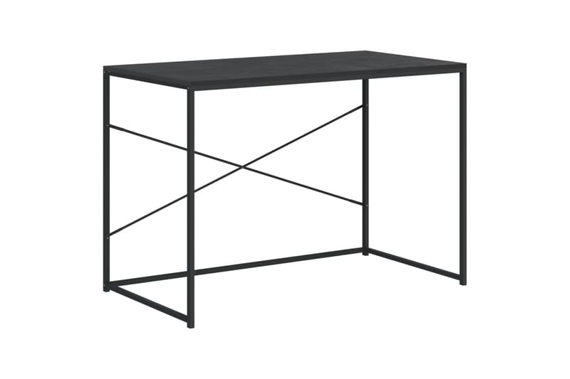 computerbord 110x60x70 cm spånplade sort - Sort - Møbler - Borde - Kontorbord - Skrivebord