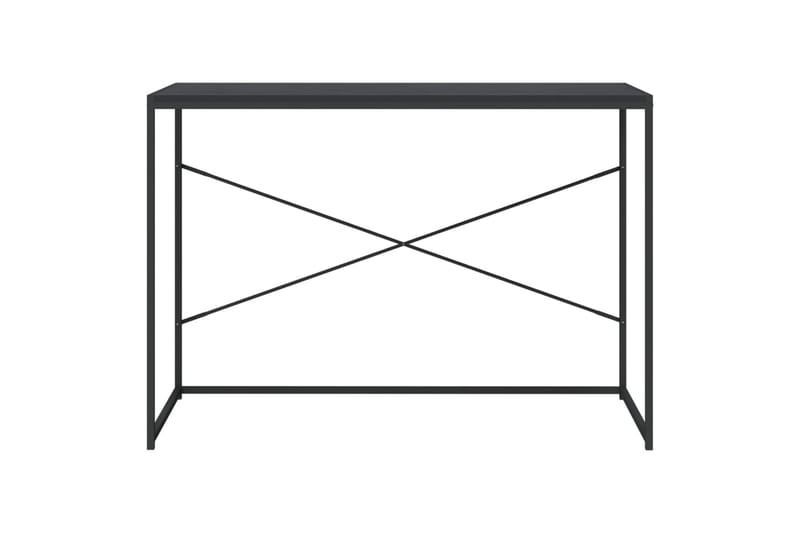 computerbord 110x60x70 cm spånplade sort - Sort - Møbler - Borde - Kontorbord - Skrivebord