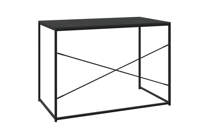 computerbord 110x60x70 cm spånplade sort - Sort - Møbler - Borde - Kontorbord - Skrivebord