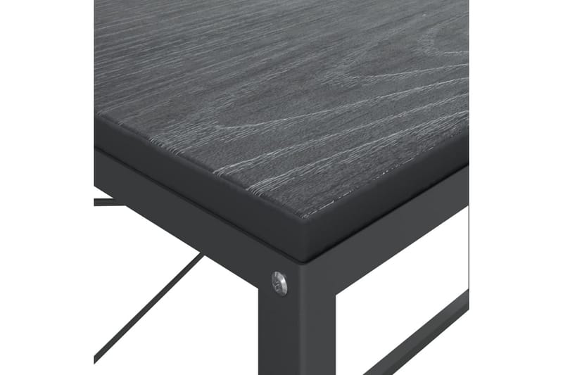 computerbord 110x60x70 cm spånplade sort - Sort - Møbler - Borde - Kontorbord - Skrivebord
