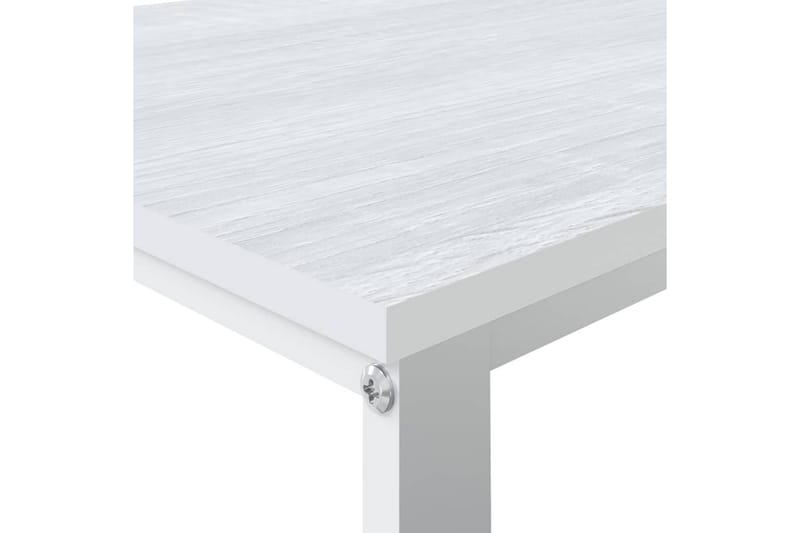 computerbord 110x60x73 cm spånplade hvid - Hvid - Møbler - Borde - Kontorbord - Skrivebord