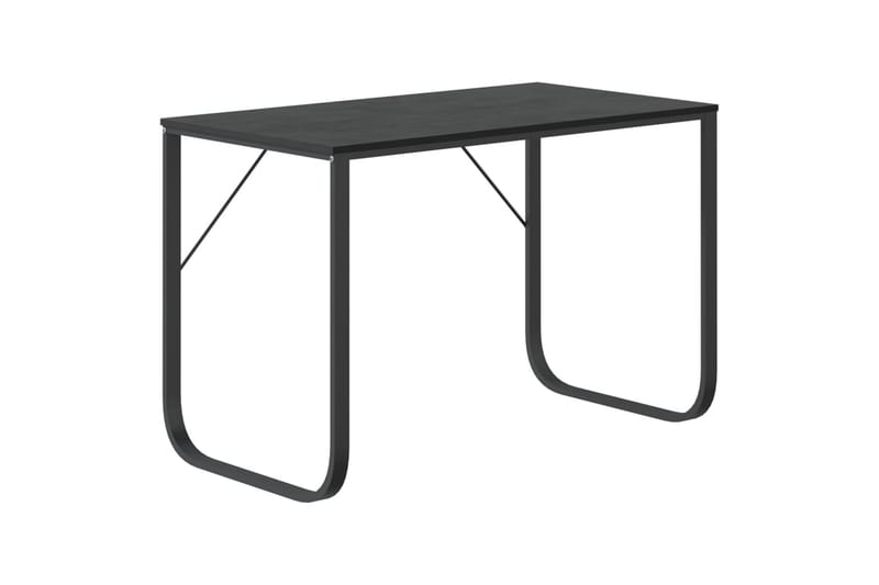 computerbord 110x60x73 cm spånplade sort - Sort - Møbler - Borde - Kontorbord - Skrivebord