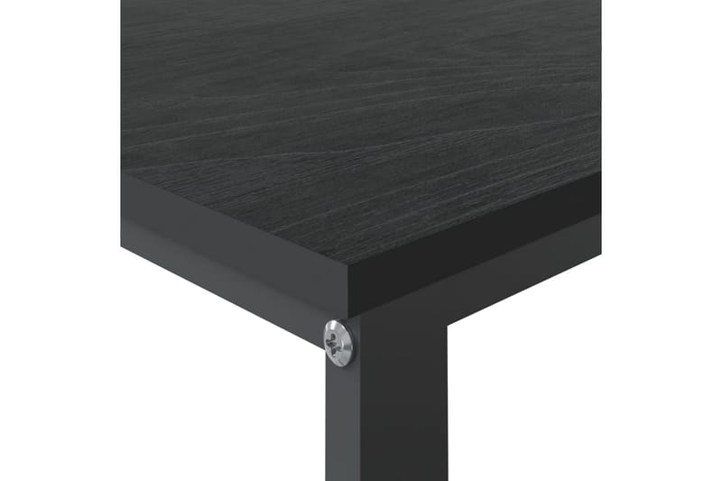 computerbord 110x60x73 cm spånplade sort - Sort - Møbler - Borde - Kontorbord - Skrivebord