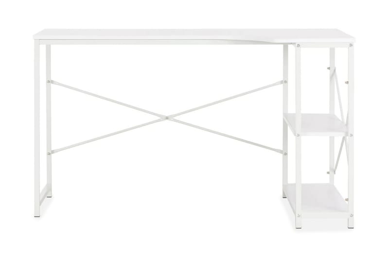 Computerbord 120 X 72 X 70 Cm Hvid - Hvid - Møbler - Borde - Kontorbord - Skrivebord