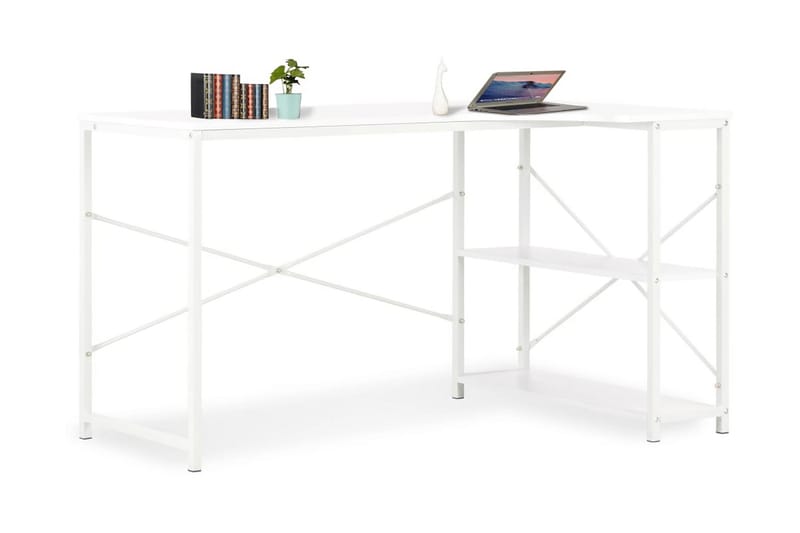 Computerbord 120 X 72 X 70 Cm Hvid - Hvid - Møbler - Borde - Kontorbord - Skrivebord