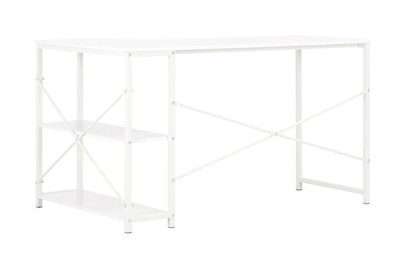 Computerbord 120 X 72 X 70 Cm Hvid - Hvid - Møbler - Borde - Kontorbord - Skrivebord