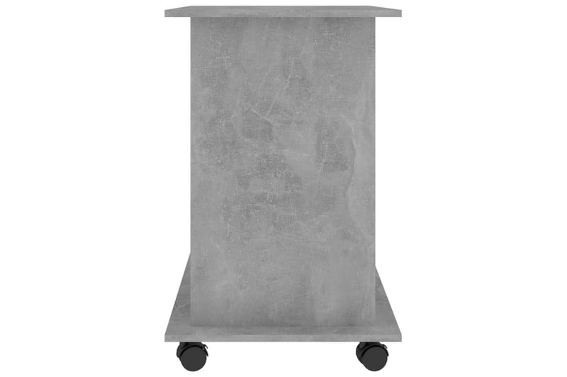 Computerbord 80X50X75 cm Spånplade Betongrå - Møbler - Borde - Kontorbord - Skrivebord