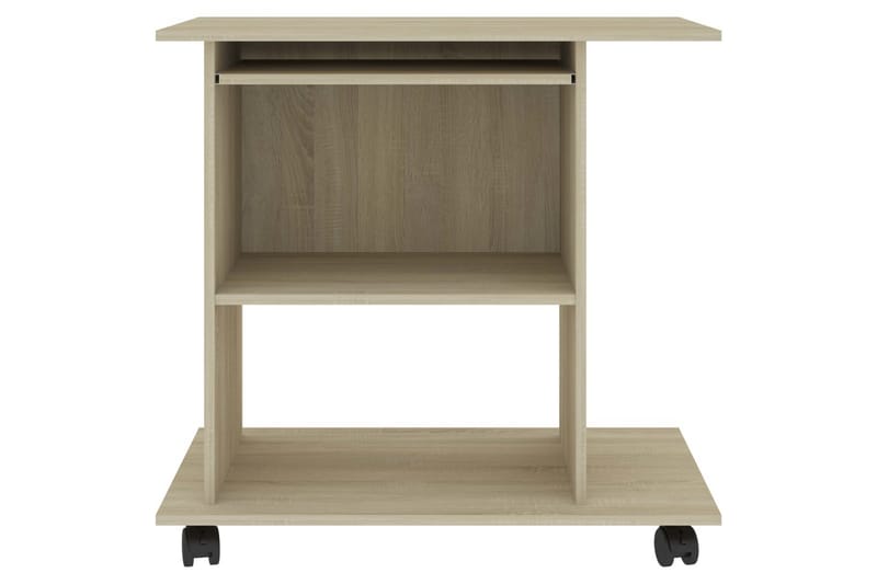 Computerbord 80X50X75 cm Spånplade Sonoma-Eg - Møbler - Borde - Kontorbord - Skrivebord