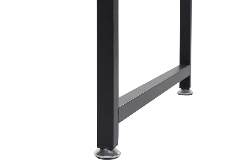 Dese Skrivebord 120 cm med Opbevaring - Mørket Træ/Hvid - Møbler - Borde - Kontorbord - Skrivebord