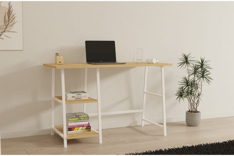Dobra Skrivebord 120 cm - Hvid - Møbler - Borde - Kontorbord - Skrivebord