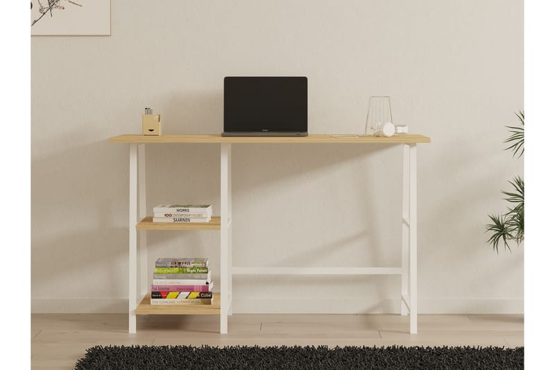 Dobra Skrivebord 120 cm - Hvid - Møbler - Borde - Kontorbord - Skrivebord