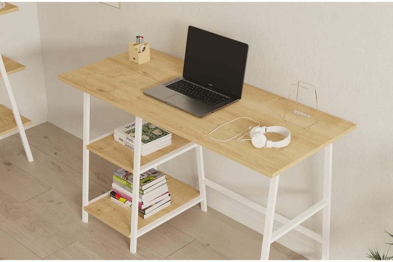 Dobra Skrivebord 120 cm - Hvid - Møbler - Borde - Kontorbord - Skrivebord