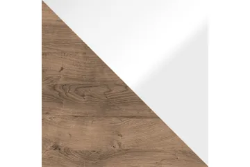 Domardon Skrivebord 130 cm med Opbevaring 2 Skab - Træ/Hvid - Møbler - Borde - Kontorbord - Skrivebord