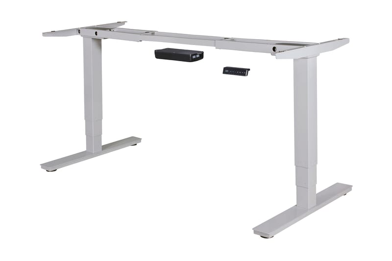 Dontavious Justerbar Skrivebord 182 cm - Sølv - Skrivebord