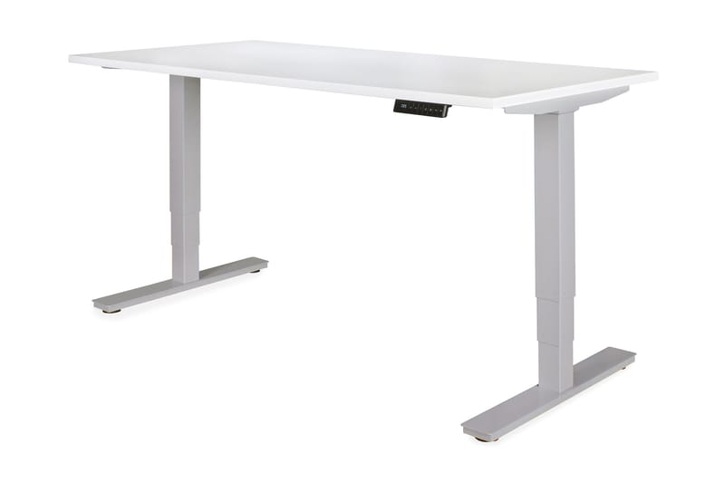 Dontavious Justerbar Skrivebord 182 cm - Sølv - Møbler - Borde - Kontorbord - Skrivebord