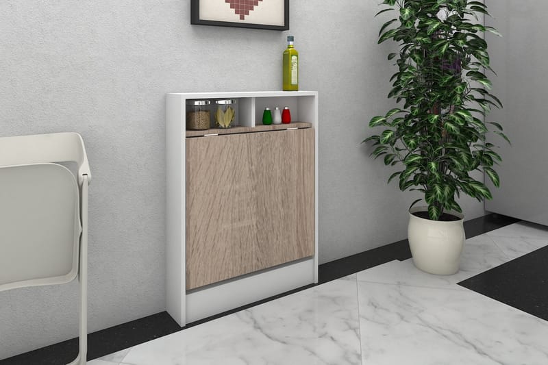 Elegancia Vægskrivebord 70 cm med Opbevaring Hylde Udvidelig - Træ - Møbler - Borde - Kontorbord - Skrivebord