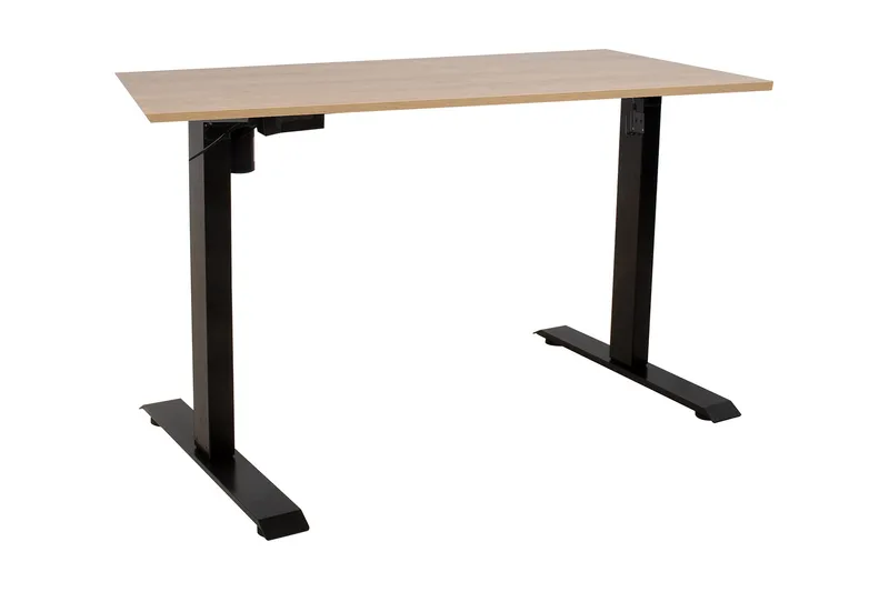 Ergo Skrivebord med en motor 160x80 cm Sort, undefined