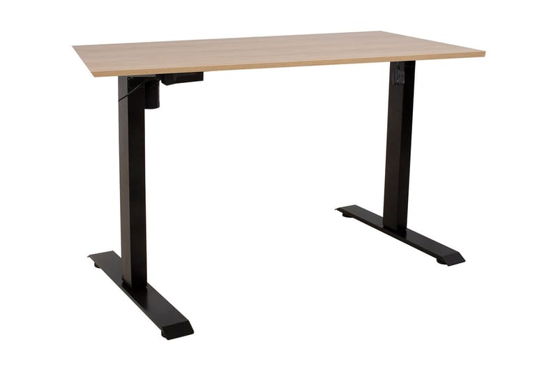 Ergo Skrivebord med motor 140x70 cm Sort - Møbler - Borde - Kontorbord - Skrivebord